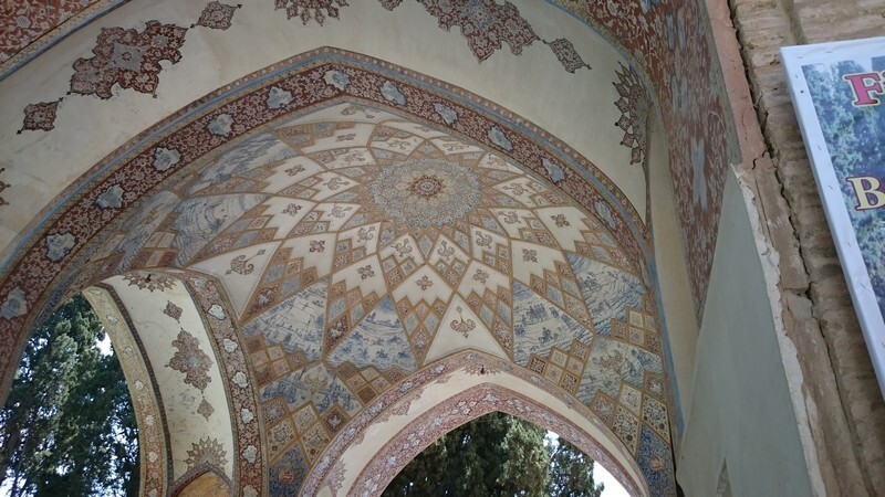 سقف کوشک باغ فین کاشان lastsecond.ir fin garden dehghan2.jpg