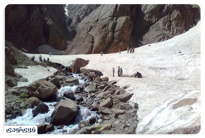 تنگه شیرز شیرز در زمستان