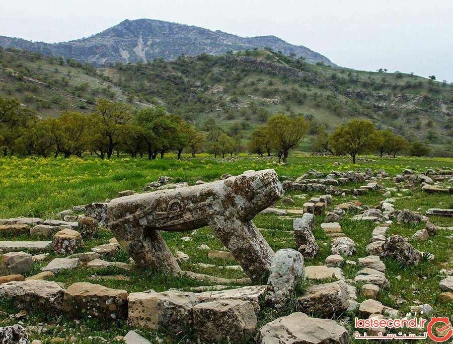 شیر سنگی در شیمبار دشت شیمبار