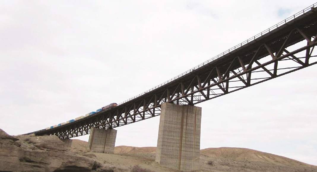 شاخص.راه آهن بندرعباس